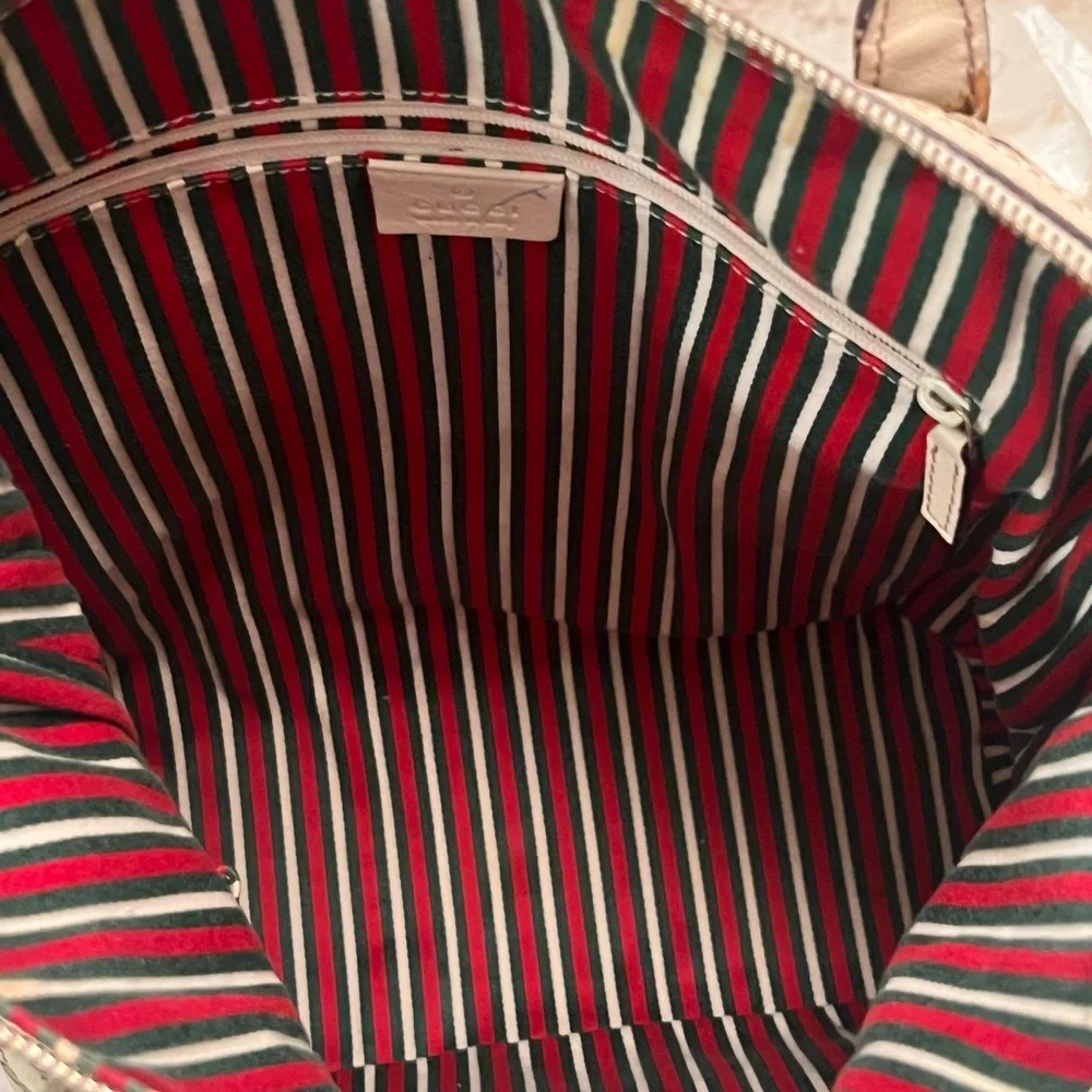 Pre-loved GUCCI GG Canvas New Britt Tote - Picture 9 of 11